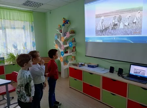 Час памяти «Война пришлась на наше детство», для воспитанников детского сада «Сказка»